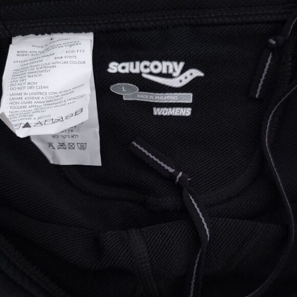 Saucony Omni LX Tight II Zip Leg Slit Warm + Dry Moisture Wicking Leggings Large - Picture 13 of 13